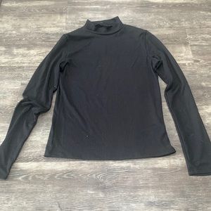 Brit & Bru Black rubbed turtle neck size small